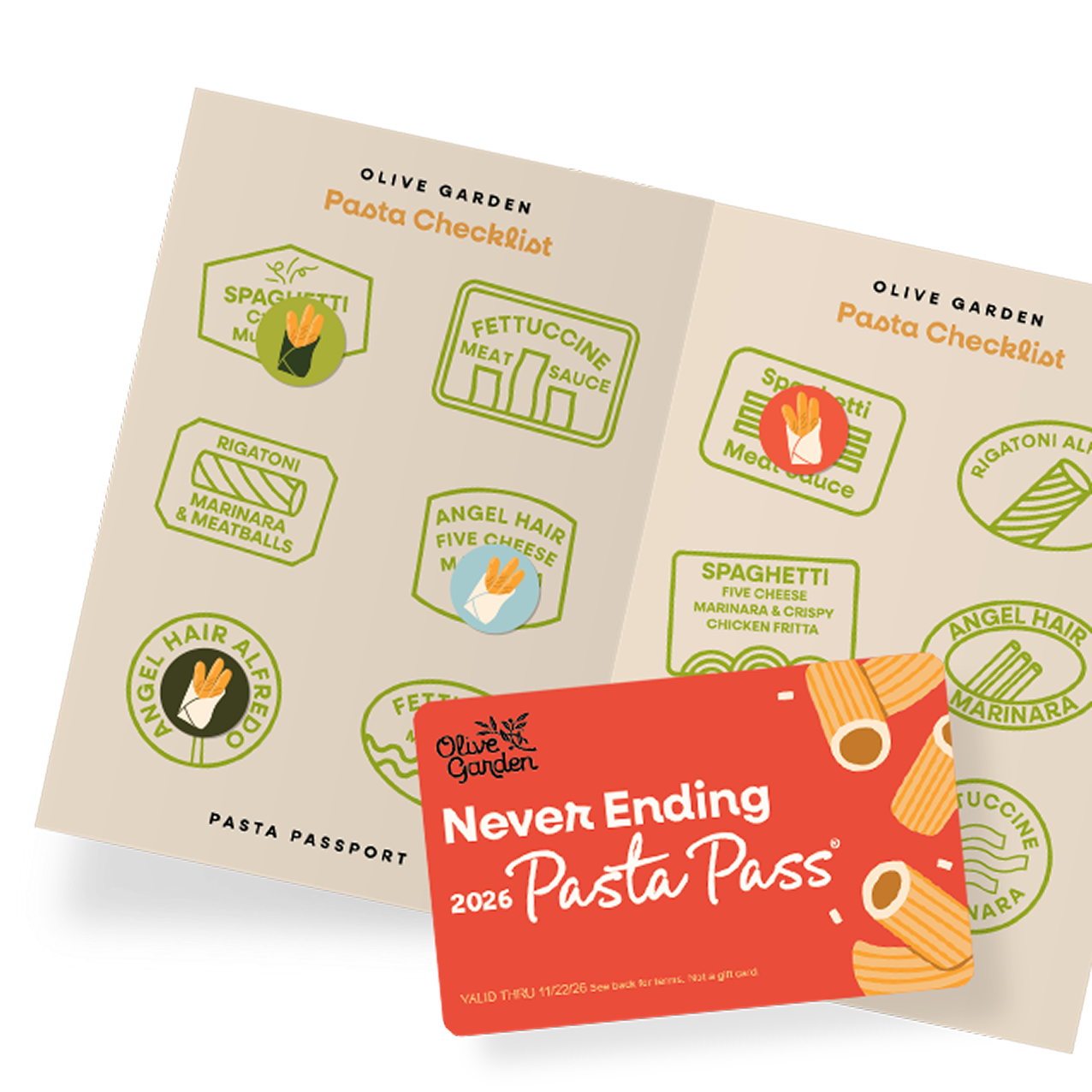 The 2026 Olive Garden Never-Ending Pasta Pass and Pasta Checklist